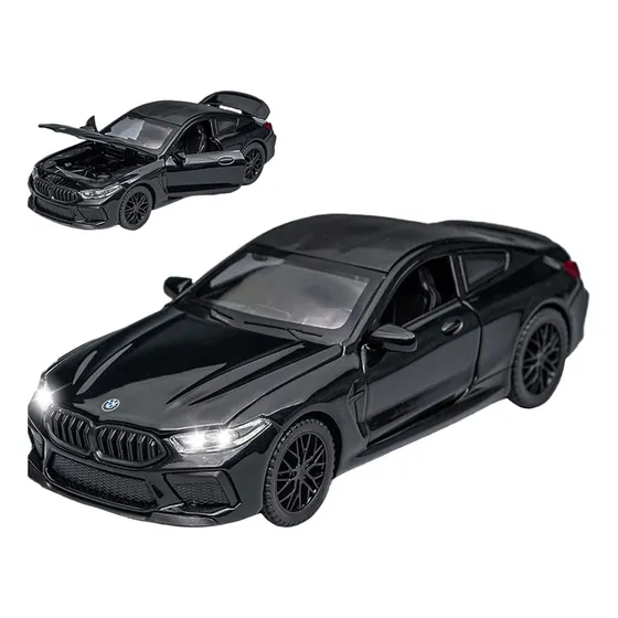 Auto De Juguete Bmw M8 A Escala 1/32 Metálico
