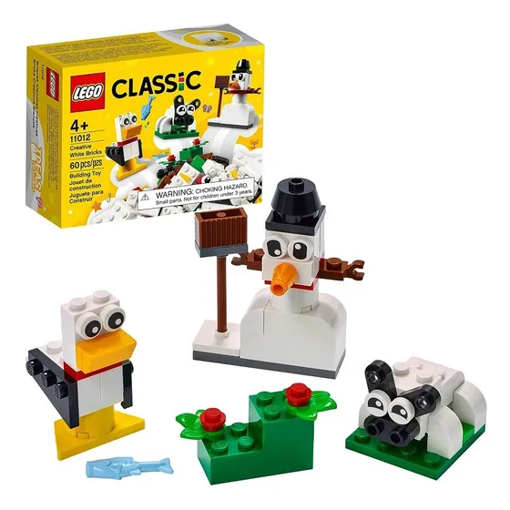 Lego 11012 Classic Bricks Creativos Blancos 60 Pzs   