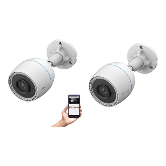 Kit 2 Cámaras Wifi Ezviz Para Exterior - Electrocom -
