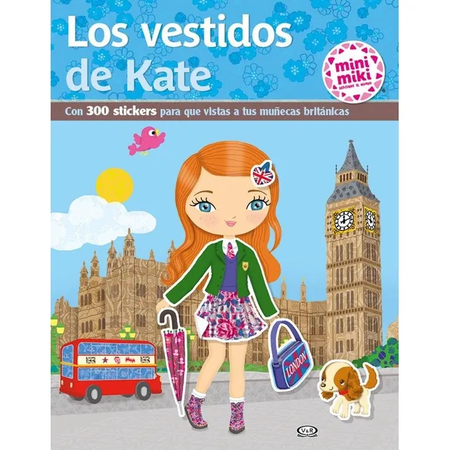 Los Vestidos De Kate Mini Miki - Libro V&r