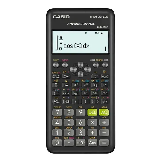 Calculadora Científica Casio Fx-570la Plus Segunda Edición