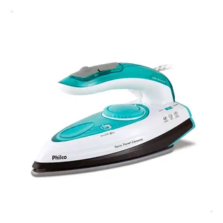 Ferro De Passar Travel Ceramic Azul E Branco Philco Bivolt Ferro De Passar Travel Ceramic Azul E Branco Philco Bivolt