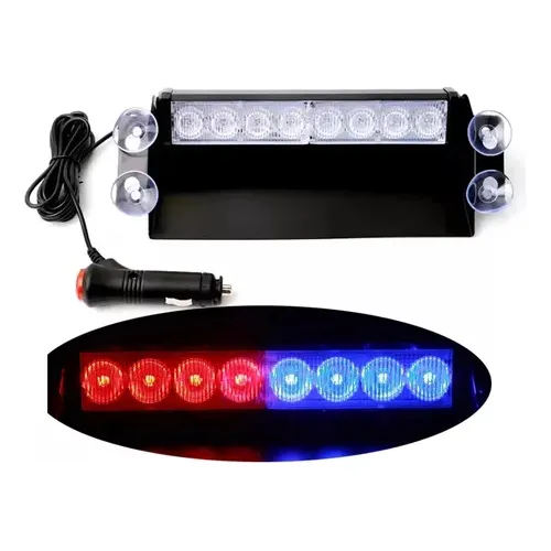Led Policial Luces Estrobos Policia Coctelera Parabrisas