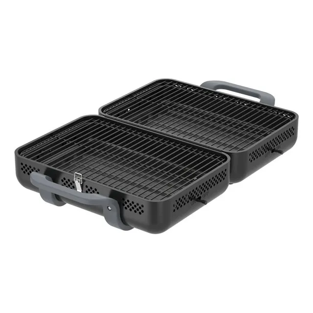 Asador Y Ahumador Portátil Expert Grill Suoerficie 2852cm2 Negro