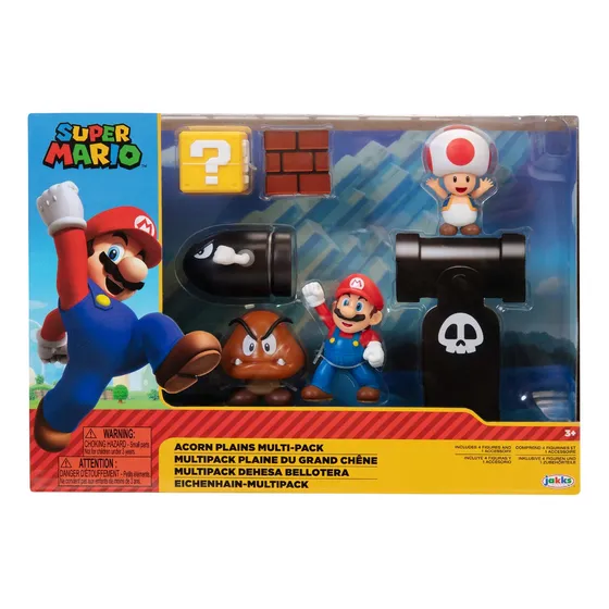  Set Acorn Plains Figuras 2.5 Super Mario