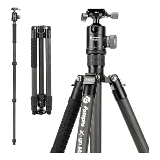 Fotopro X-go Max E2 - Trípode De Fibra De Carbono