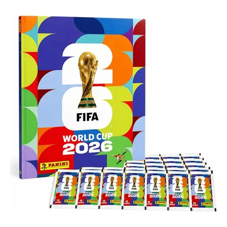5 Pacotes Figurinhas Copa Do Mundo 2026 Fifa Panini Album World Cup Stickers