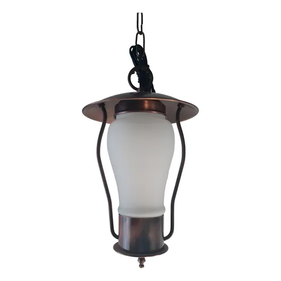 Lampara Colgante Quinque Linea Rustica Cobre Viejo Linlely Cobre Viejo