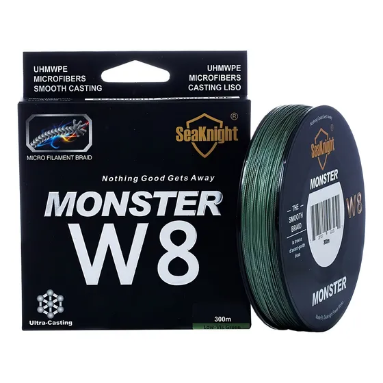 Linha de pesca SeaKnight W8 Manster / Monster verde