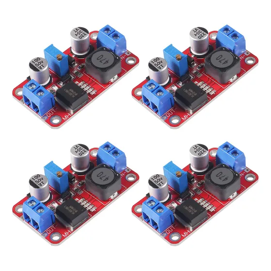 Pack De 4 Unidades Modulos Boost Xl6019 5a Voltage Regulador