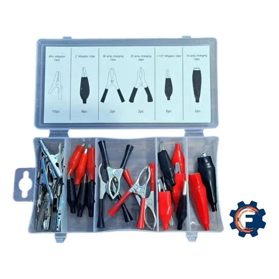 Kit Pinzas Para Electricidad (caimanes) 28 Piezas