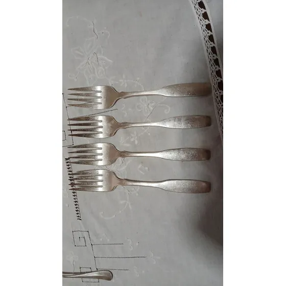 Cubierto Tenedor Gigante Para Servir Baño Plata Oneida Mrb13