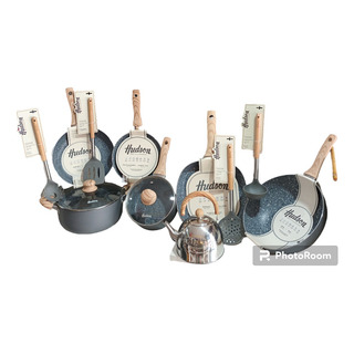 Combo Hudson Granito + Panque + Pava + Bifera + Wok + Utens Combo Hudson Granito + Panque + Pava + Bifera + Wok + Utens