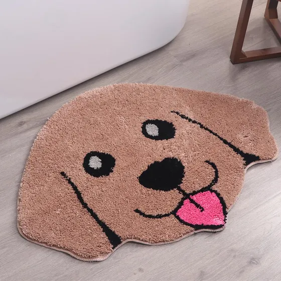 Bonita Alfombra Baño Para Cachorro Decoracion Niño Divertida