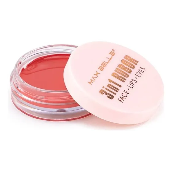 Rubor Blush En Crema Multifuncional 3en1 Maquillaje Natural