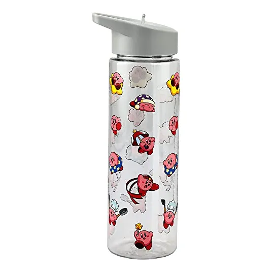Kirby Rosa Puff 24 Oz Sola Pared Botella De Agua Tqygr