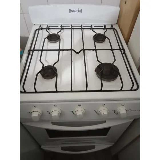 Cocina A Gas Escorial Candor S2 Color Blanco Gas Natural
