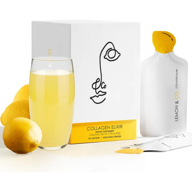 Limón Amp; Co. Lemon Collagen Elixir - 5g Salvaje Qbycd