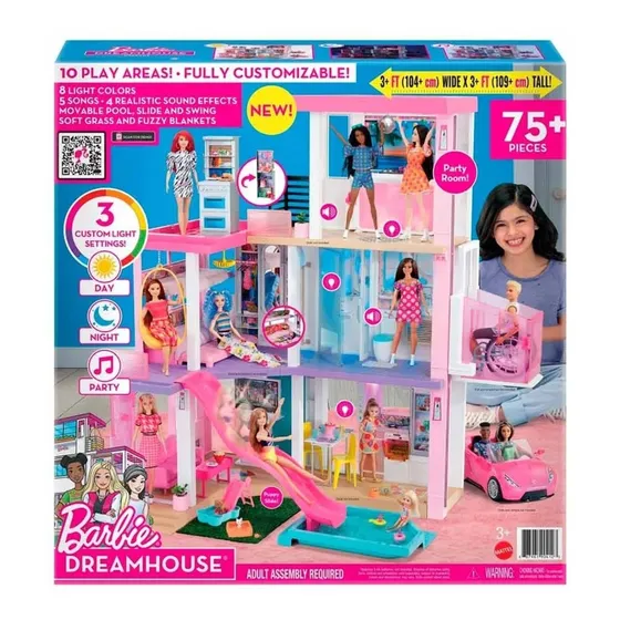 Barbie Mega Casa Muñecas Sueños 70 Mansion Dreamhouse 2019!