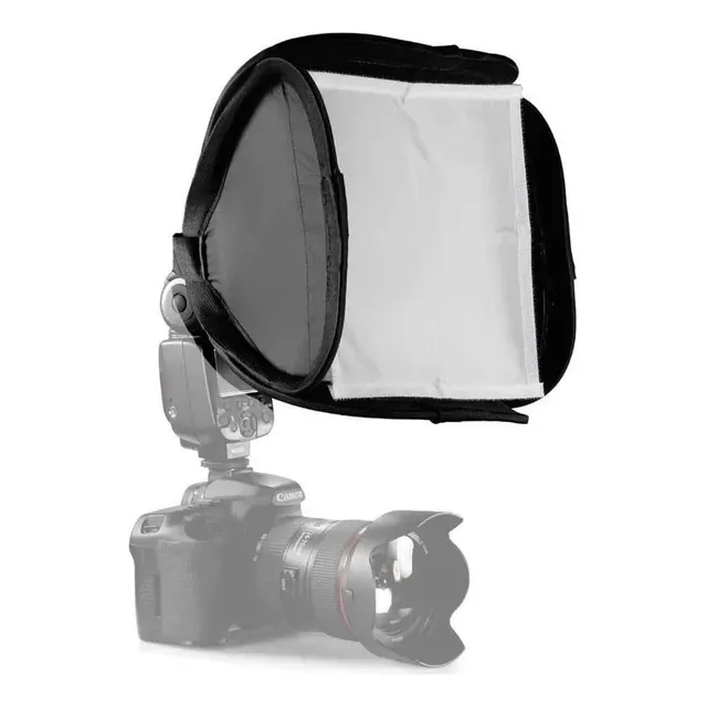 Difusor Softbox 23x23 Cm Para Flash De Zapata Fotografia Lovefoto