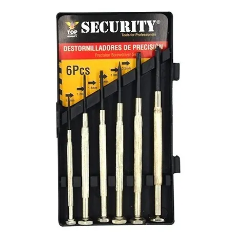 Destornilladores De Precision Relojero Securiry 6 Pcs