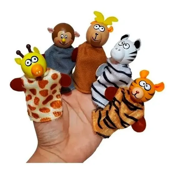 Títeres De Dedo Animales Marioneta Niños Didáctico