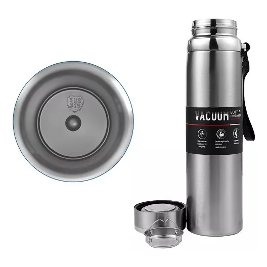 Termo De Acero Inoxidable Termico Frio Caliente Vacuum 1 Lts