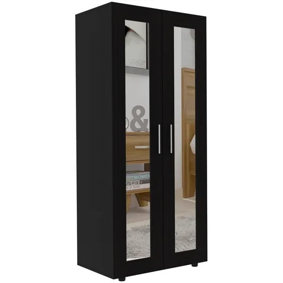 Closet Z 80 X 180 X 48 Rta Wengue Color Negro
