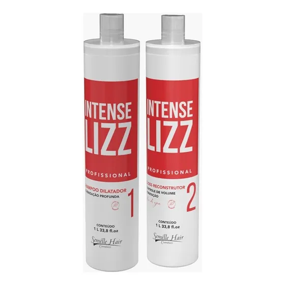 Escova Progressiva Cabelo  Intense Lizz Semelle Hair Barato