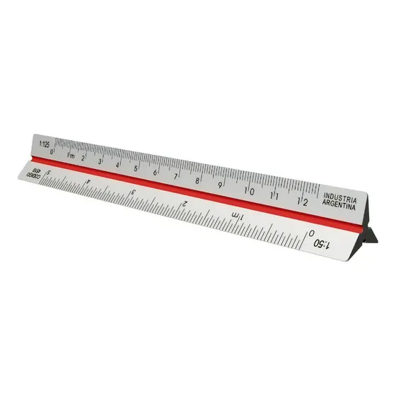 Plantec Mini Escalímetro 4510 10 Cm 6 Escalas Bajas