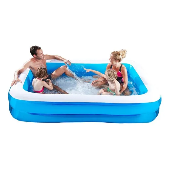 Piscina Inflable Familiar 262x175x51cm Rectangular Niños