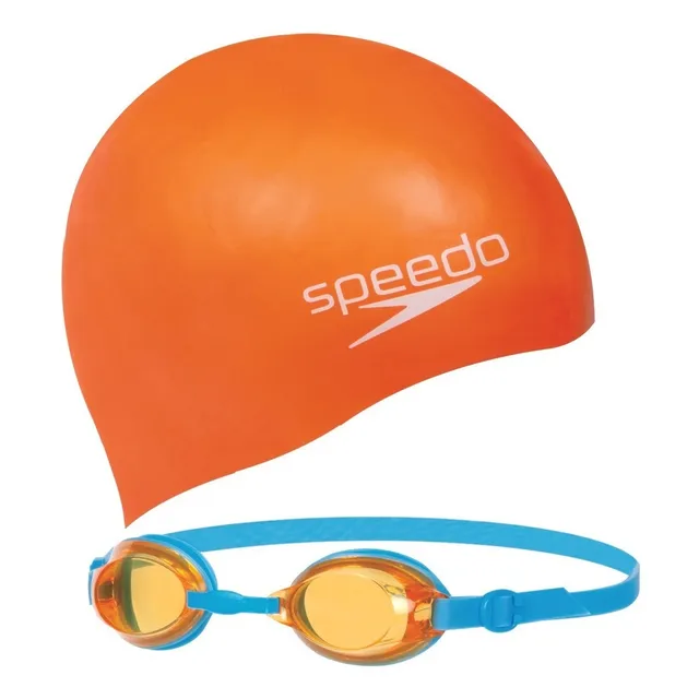 Set Antiparras Y Gorra Natación Speedo Jet Junior