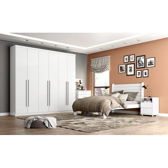 Placard Ropero Dormitorio Grande Premium 2.50 Mts 6 Puertas