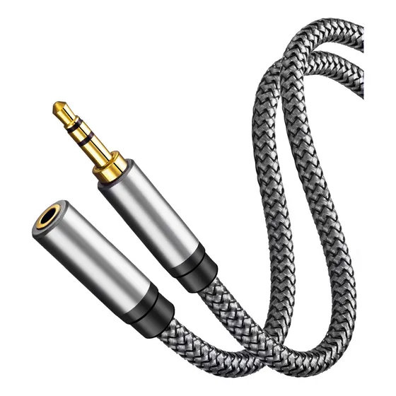 Cable De Extensión De 3,5 Mm (2 M) De Audio Macho A Hembra + Adaptador Usb C A 3,5 Mm Compatible Con Teléfonos Inteligentes/ Auriculares/tabletas/reproductores Multimedia