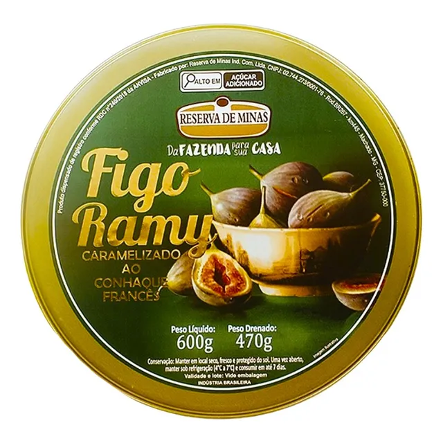 Doce De Figo Ramy Reserva De Minas 600g