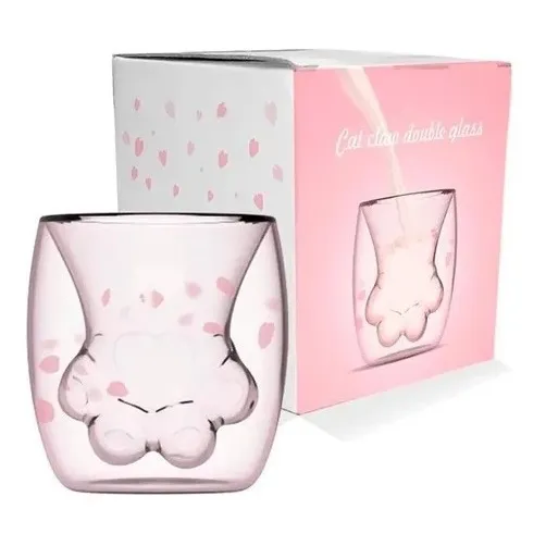 Copo Pata De Gato Cat Claw Cup Copo Gatinho Vidro Oferta Arp