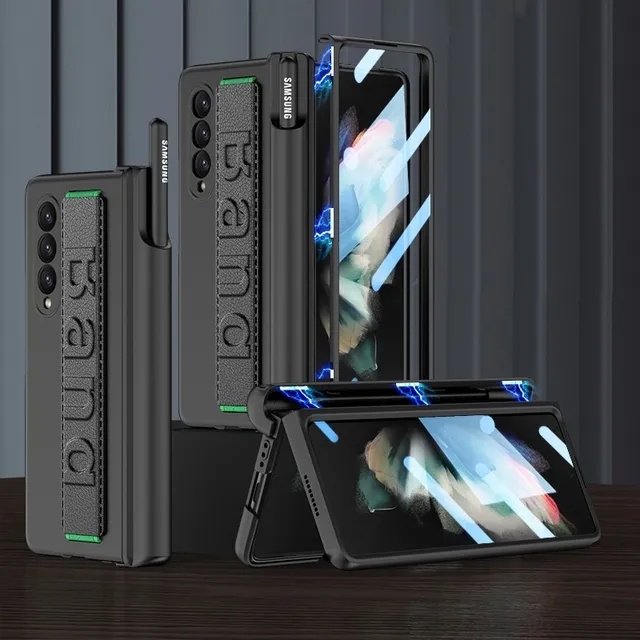 Compatible Funda Plegable Con Bisagra For Samsung Galaxy Z Fold3 5g
