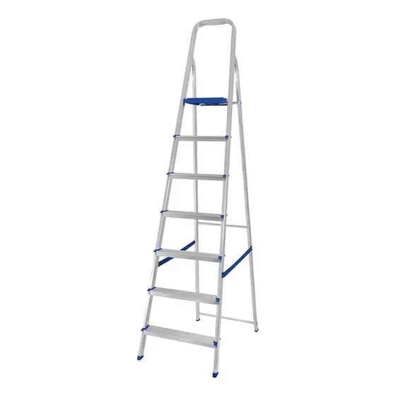 Escaleras Aluminio Escalera 7 Escalones 1.50 Mts Marca Mor