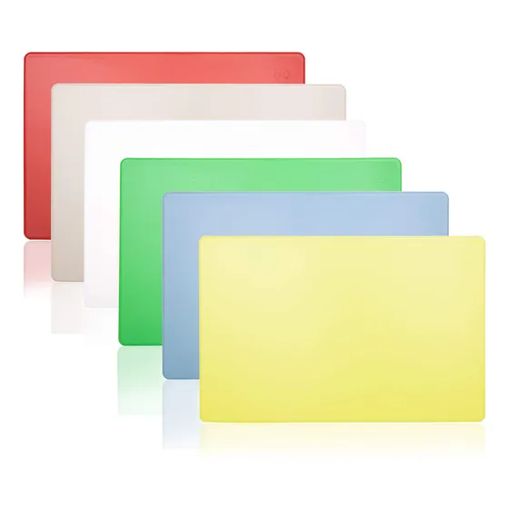 Extra Large Commercial Cutting Board Six Color Set 24 18
