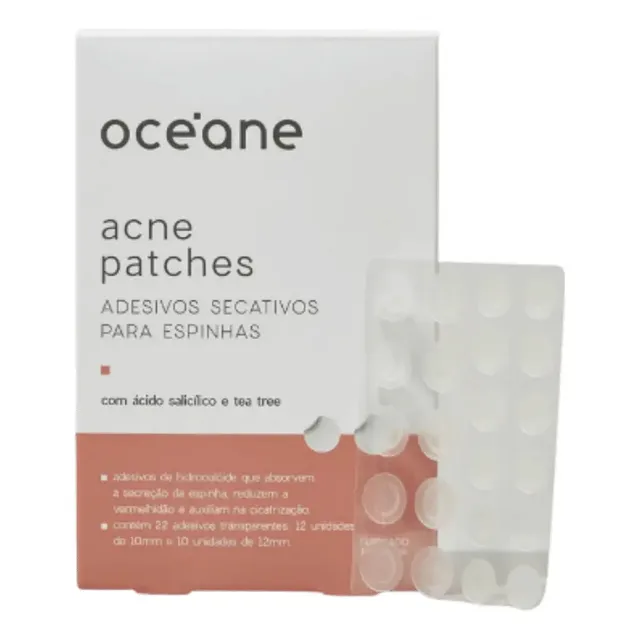 Adesivos Secativos Para Espinhas Com Ácido Salicílico 22un
