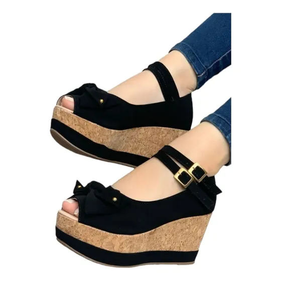 Sandalia Plataforma Hermosos Diseños Para Damas