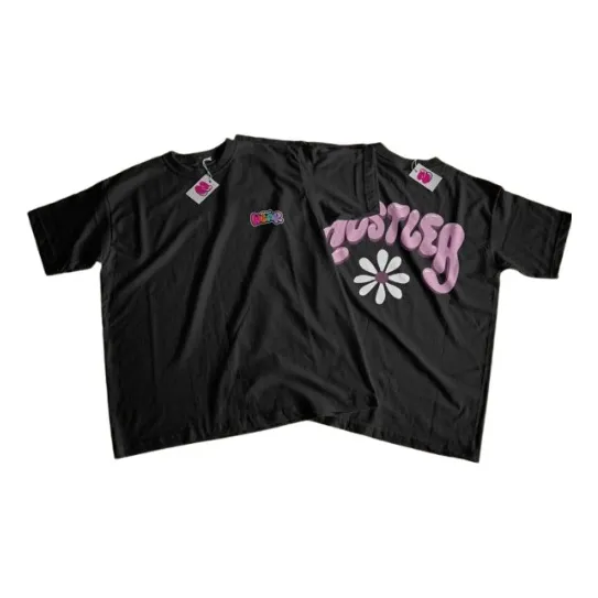 Franela Caballero Negro Hustler Alta Calidad