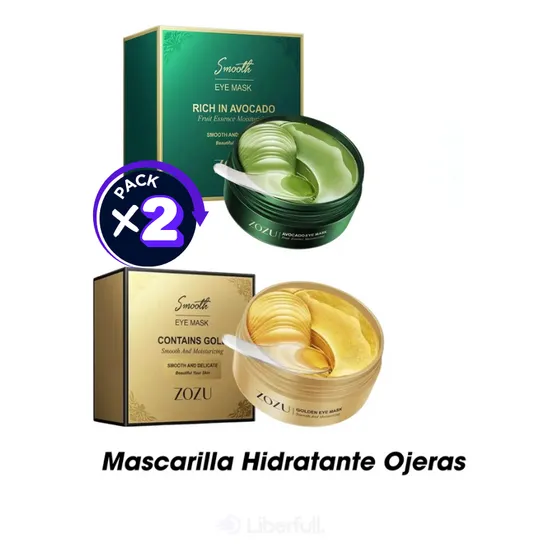 120 Mascarilla Ojera Hidratante Aloe Vera Gel Parche Ojos