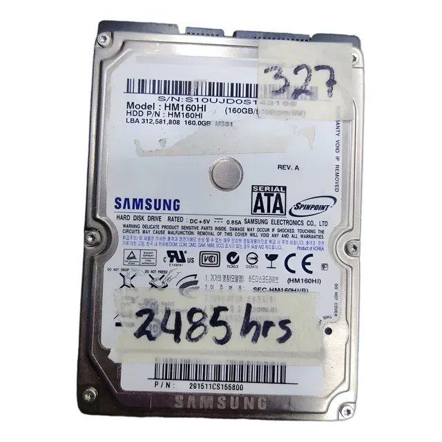 Disco Duro Usado De Laptop 160gb Marcas Variadas
