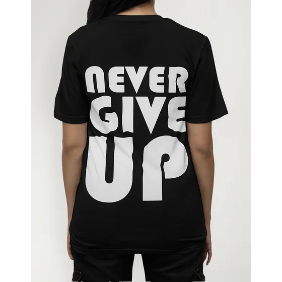 T-shirt Kabu #052 Never Give Up Big