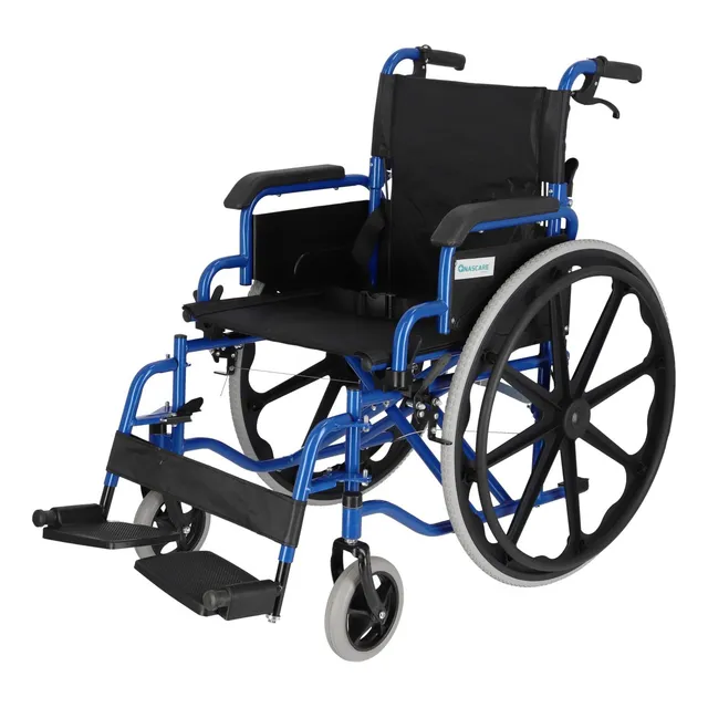 Silla De Ruedas, Ruedas Macizas, Plegable - Nascare