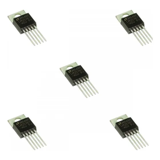 Kit 5 Ci Regulador Tensão Ajustável Lm2576t Lm2576t-adj