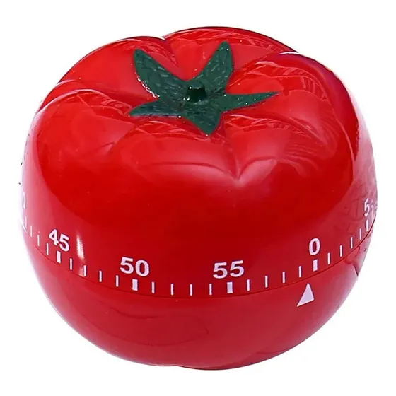 Reloj Recordatorio Del Tiempo De Cocción De Los Tomates.