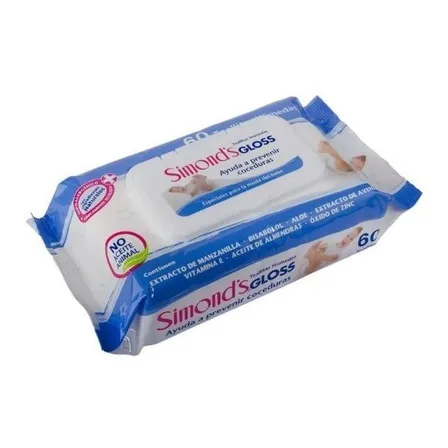 Toallas Humedas Simons Gloss 12 Paquetes