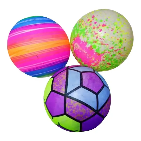Pelotas Neon Juguete Niños X 6 